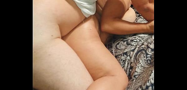  bigtits Latina Wife Shared With hubbies brother while hubbie watches